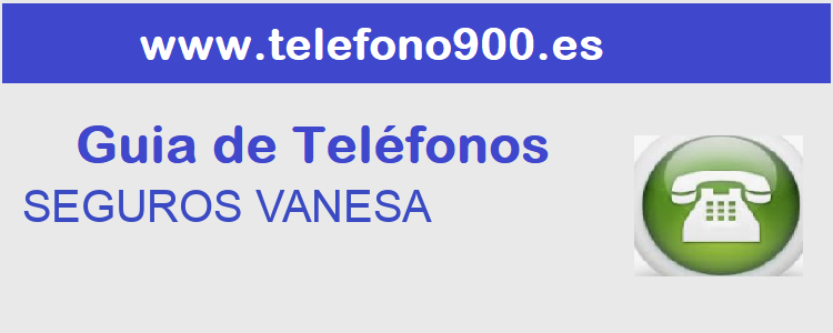 Telefono de  SEGUROS VANESA